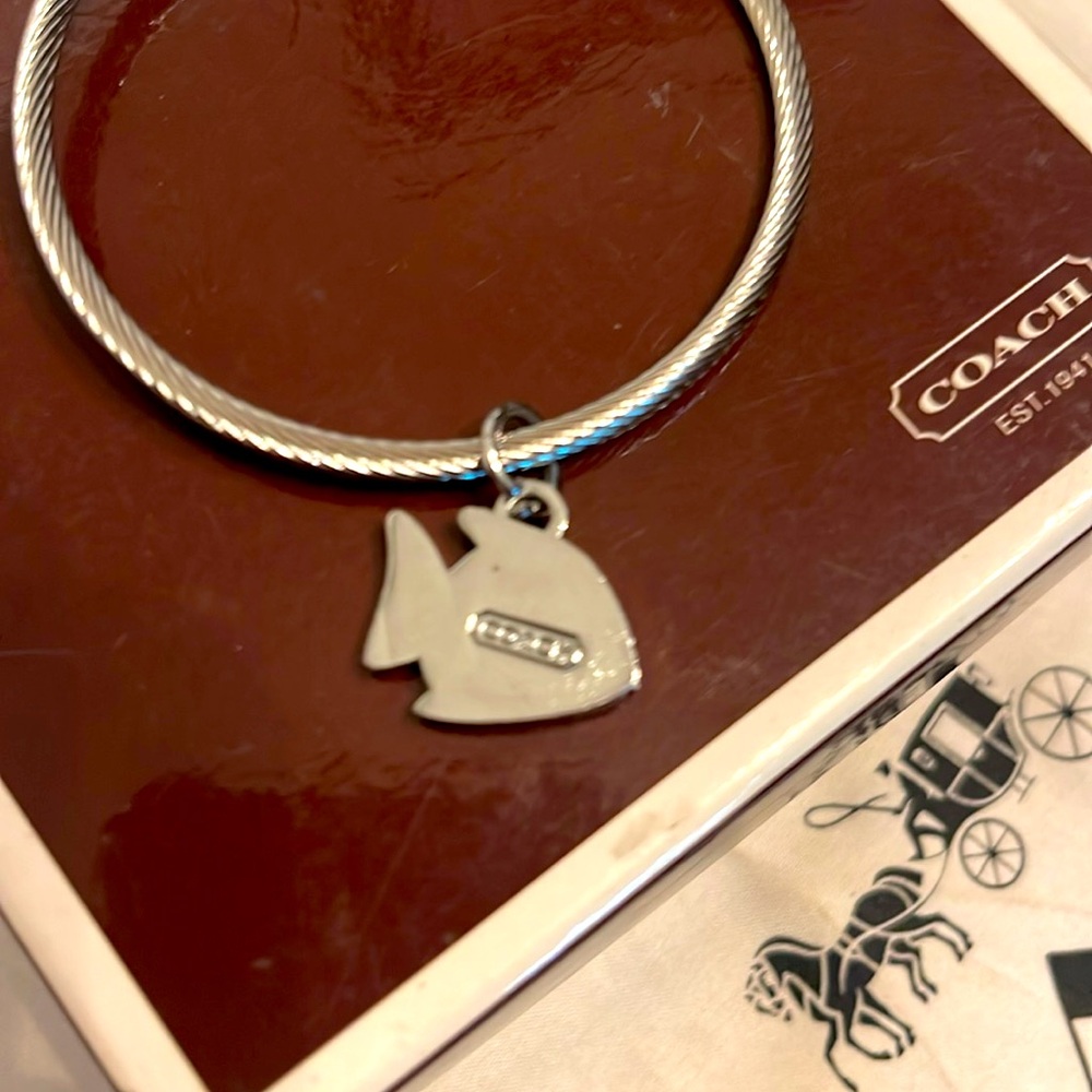 Coach Silver Fish Charm Bracelet - Picture 4 of 5